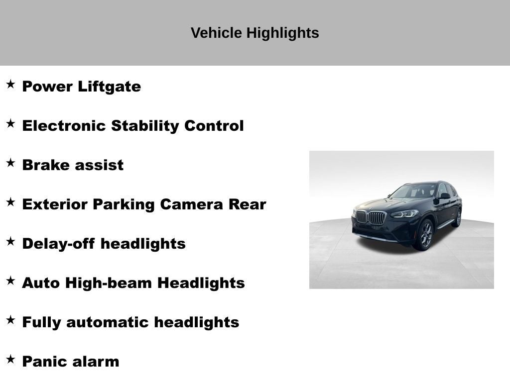 2023 BMW X3 xDrive30i