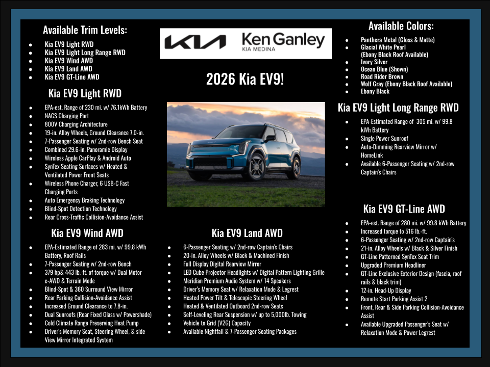 2026 Kia EV9 GT-Line