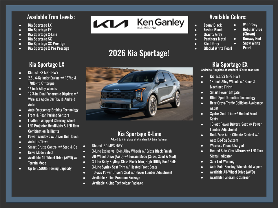 2026 Kia Sportage LX