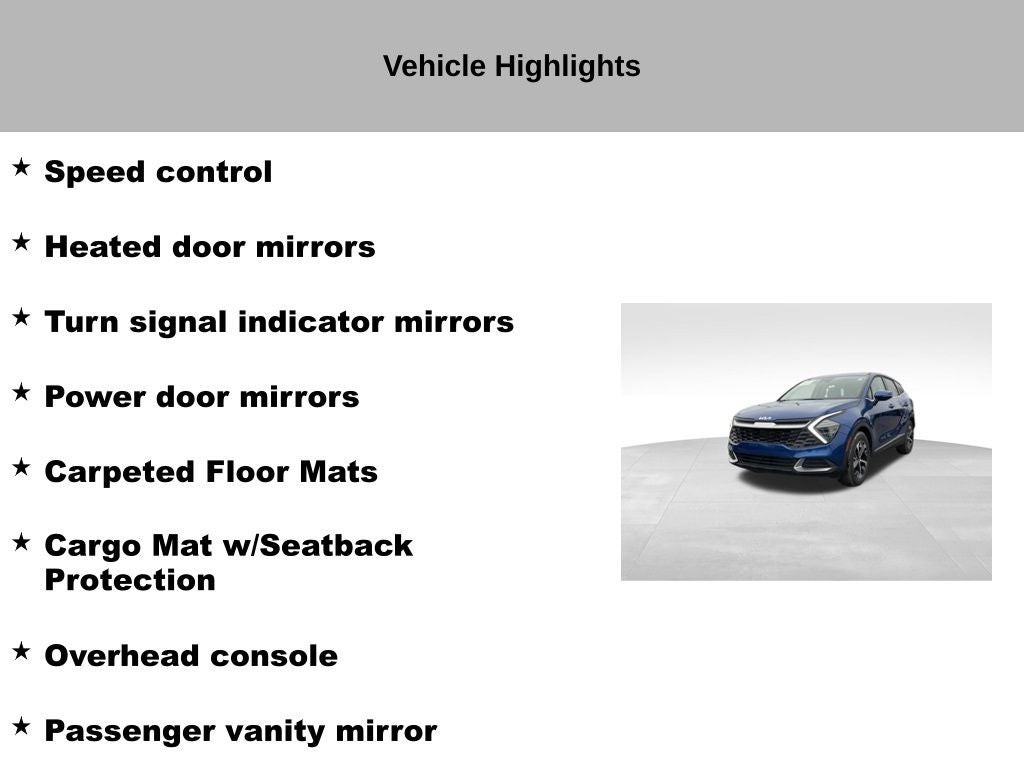 2025 Kia Sportage EX