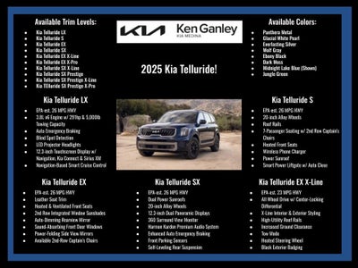 2025 Kia Telluride EX