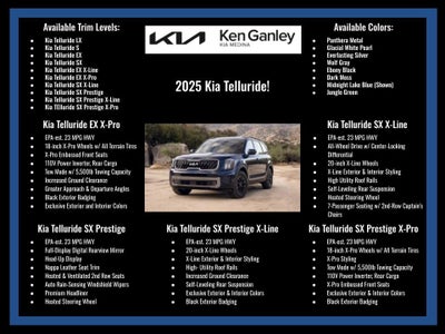 2025 Kia Telluride EX