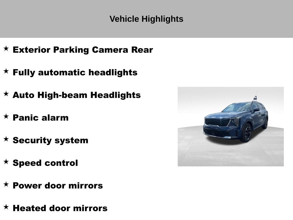 2025 Kia Sorento S