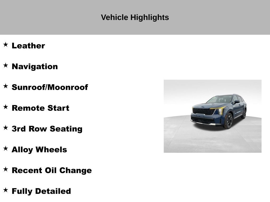 2025 Kia Sorento S