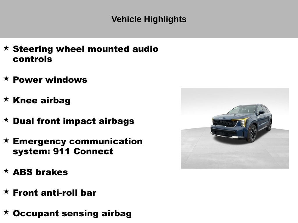2025 Kia Sorento S
