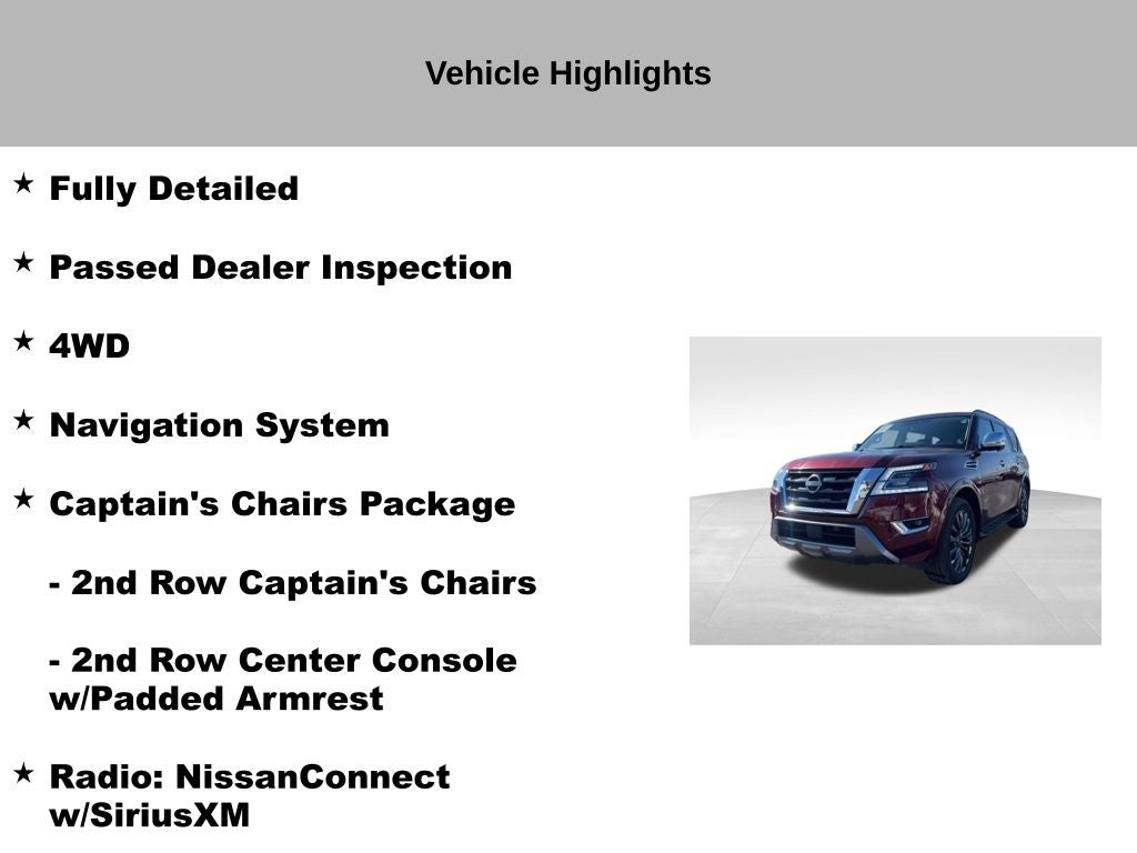 2022 Nissan Armada Platinum