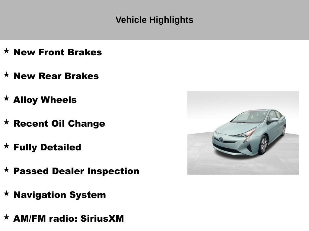 2016 Toyota Prius Four