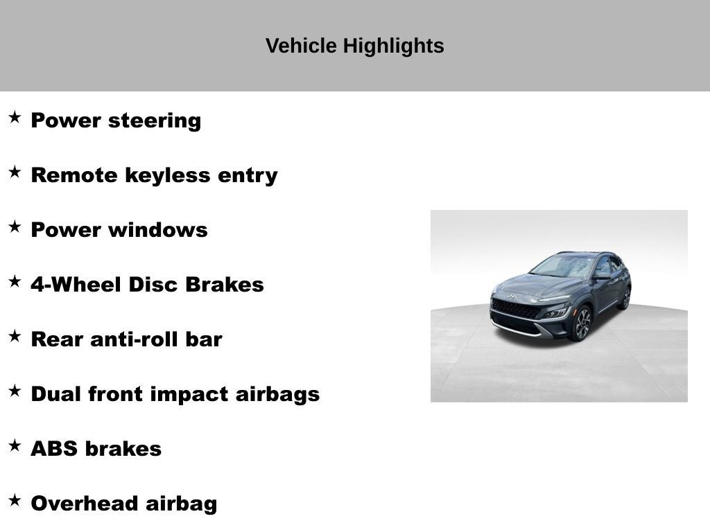2023 Hyundai Kona Limited