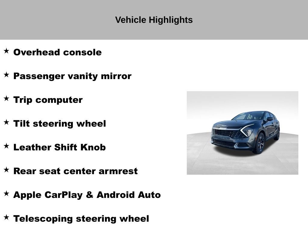 2025 Kia Sportage EX