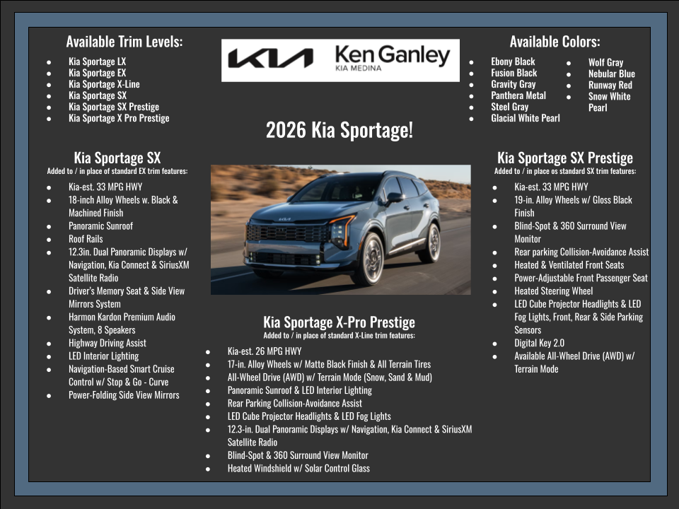 2026 Kia Sportage Hybrid X-Line