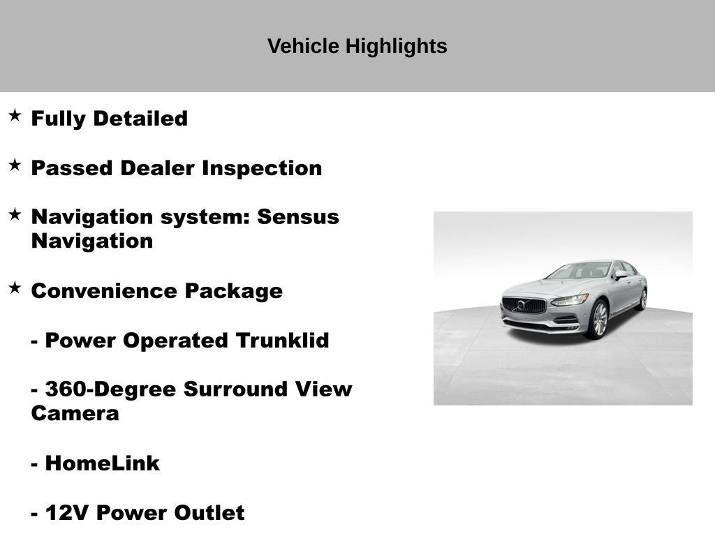 2018 Volvo S90 T6 Inscription