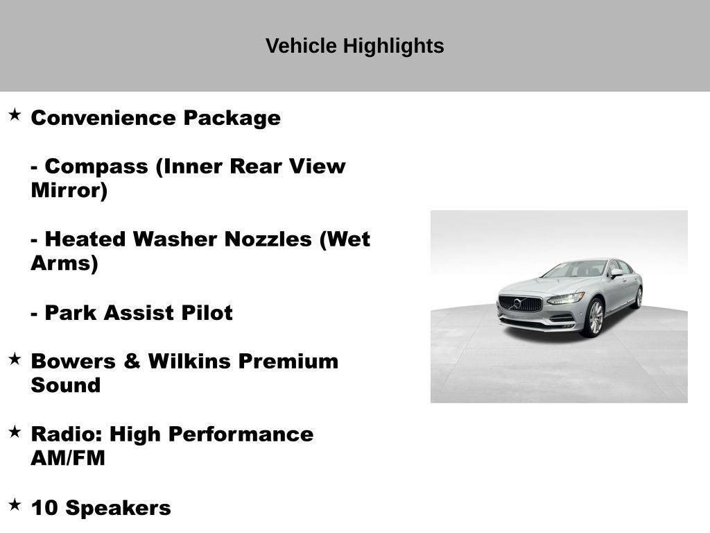 2018 Volvo S90 T6 Inscription