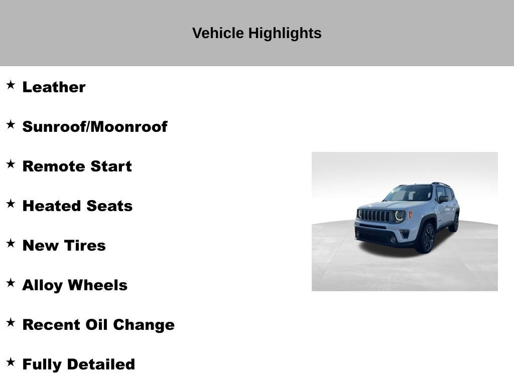2019 Jeep Renegade Limited