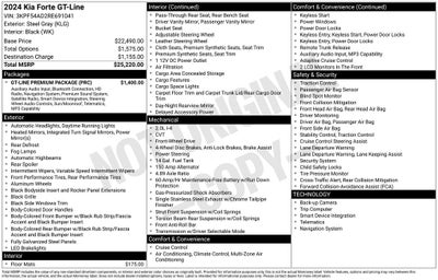 2024 Kia Forte GT-Line