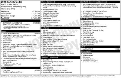 2021 Kia Telluride EX