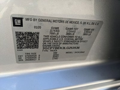 2020 Chevrolet Silverado 1500 Custom