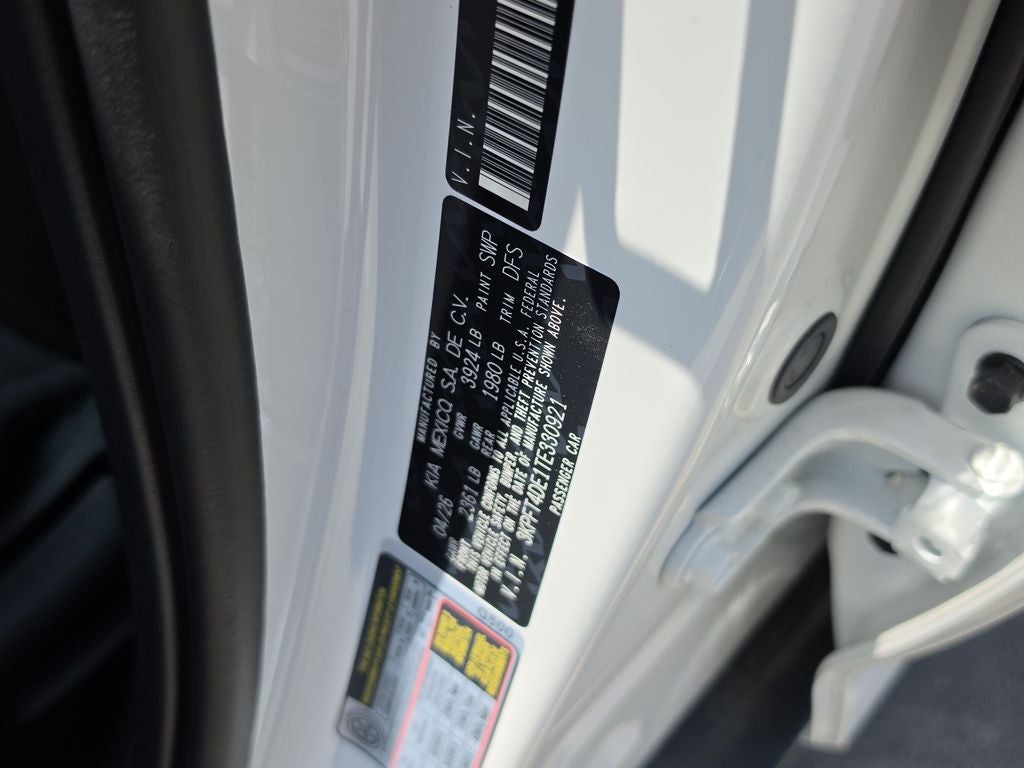 2026 Kia K4 LXS