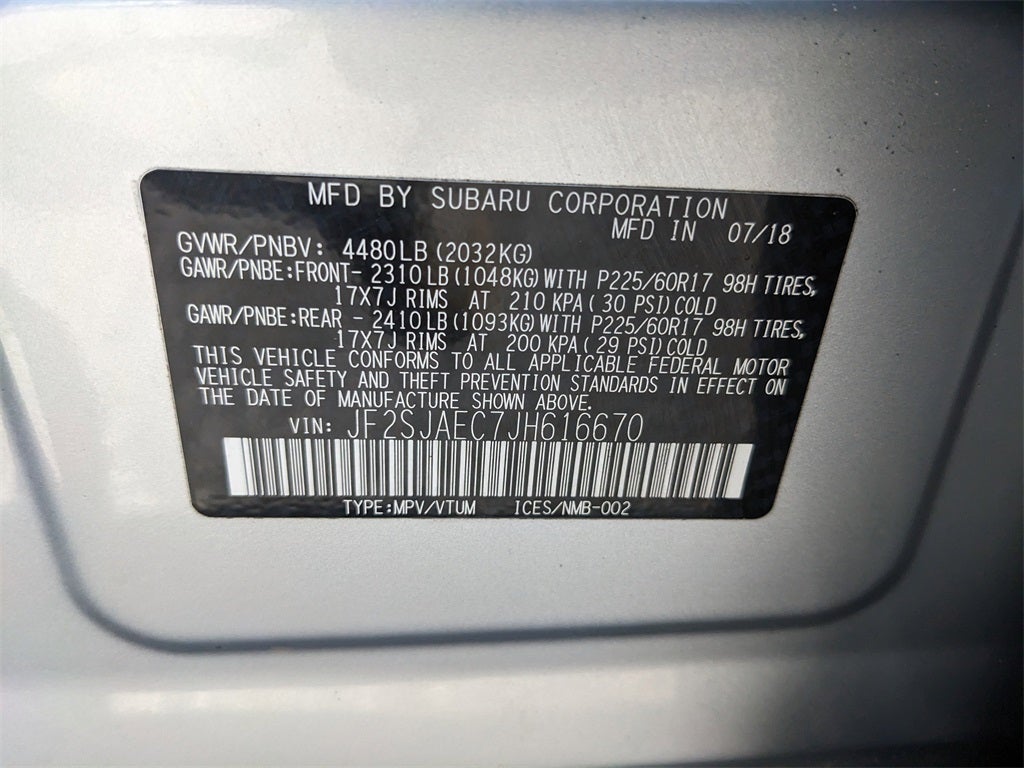 2018 Subaru Forester 2.5i Premium