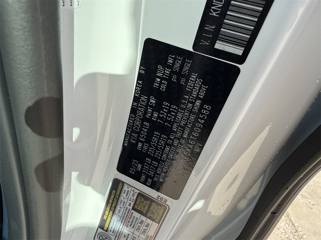 2026 Kia Carnival Hybrid SX