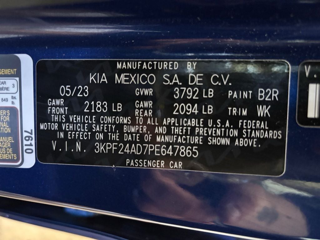 2023 Kia Forte LXS