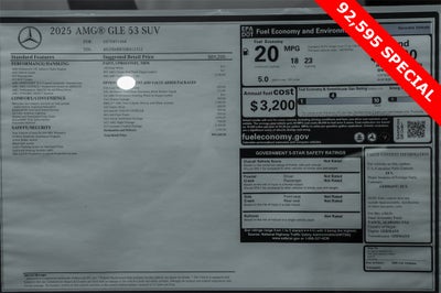 2025 Mercedes-Benz GLE GLE 53 AMG® 4MATIC®
