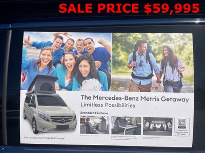 2023 Mercedes-Benz Metris GETAWAY Camper Van GETAWAY Camper