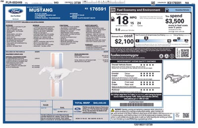 2019 Ford Mustang GT PERFORMANCE PACKAGE