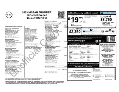 2023 Nissan Frontier PRO-4X