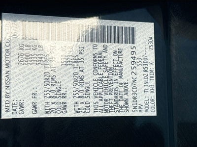 2022 Nissan Pathfinder SL 4WD W/ PREMIUM PKG