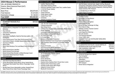 2024 Nissan Z Performance