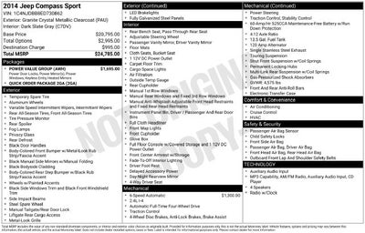 2014 Jeep Compass Sport