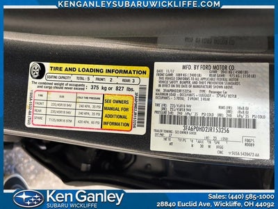 2018 Ford Fusion SE