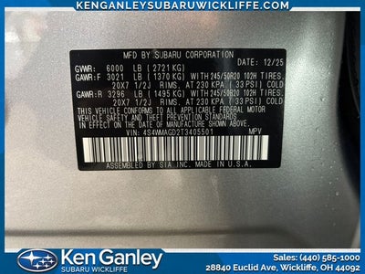 2026 Subaru Ascent Limited