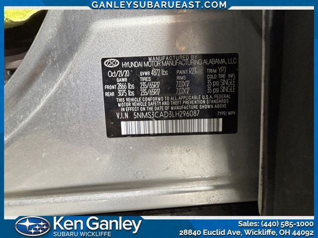 2020 Hyundai Santa Fe SEL