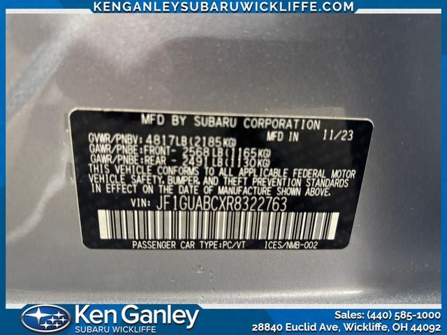 2024 Subaru Impreza Base
