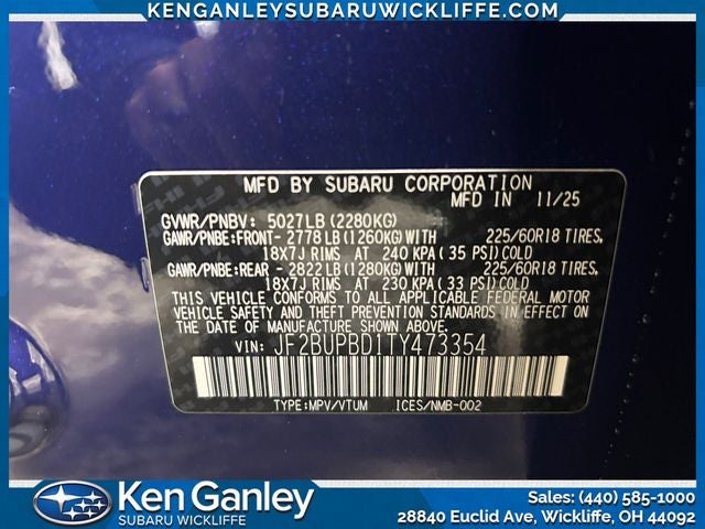 2026 Subaru Outback Premium