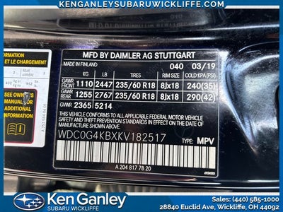 2019 Mercedes-Benz GLC GLC 300 4MATIC®