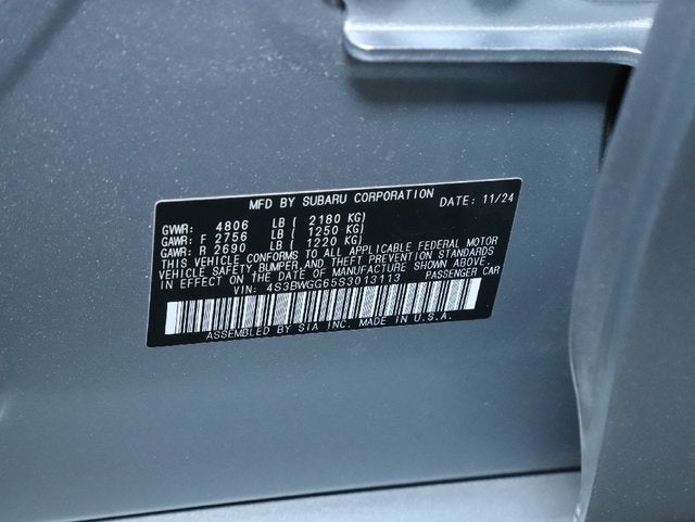 2025 Subaru Legacy Sport