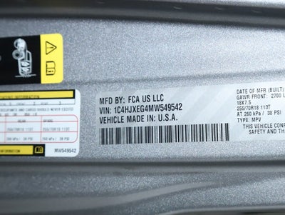 2021 Jeep Wrangler Unlimited Sahara 4x4