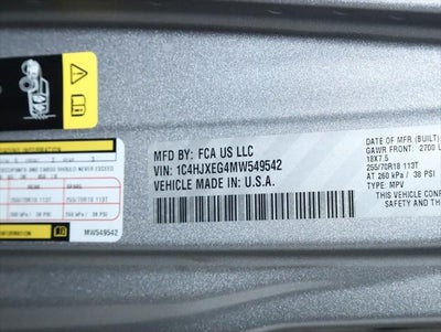 2021 Jeep Wrangler Unlimited Sahara 4x4