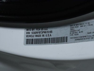 2023 RAM 1500 Big Horn Quad Cab 4x4 6'4' Box