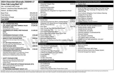 2024 Chevrolet Silverado 2500HD LT