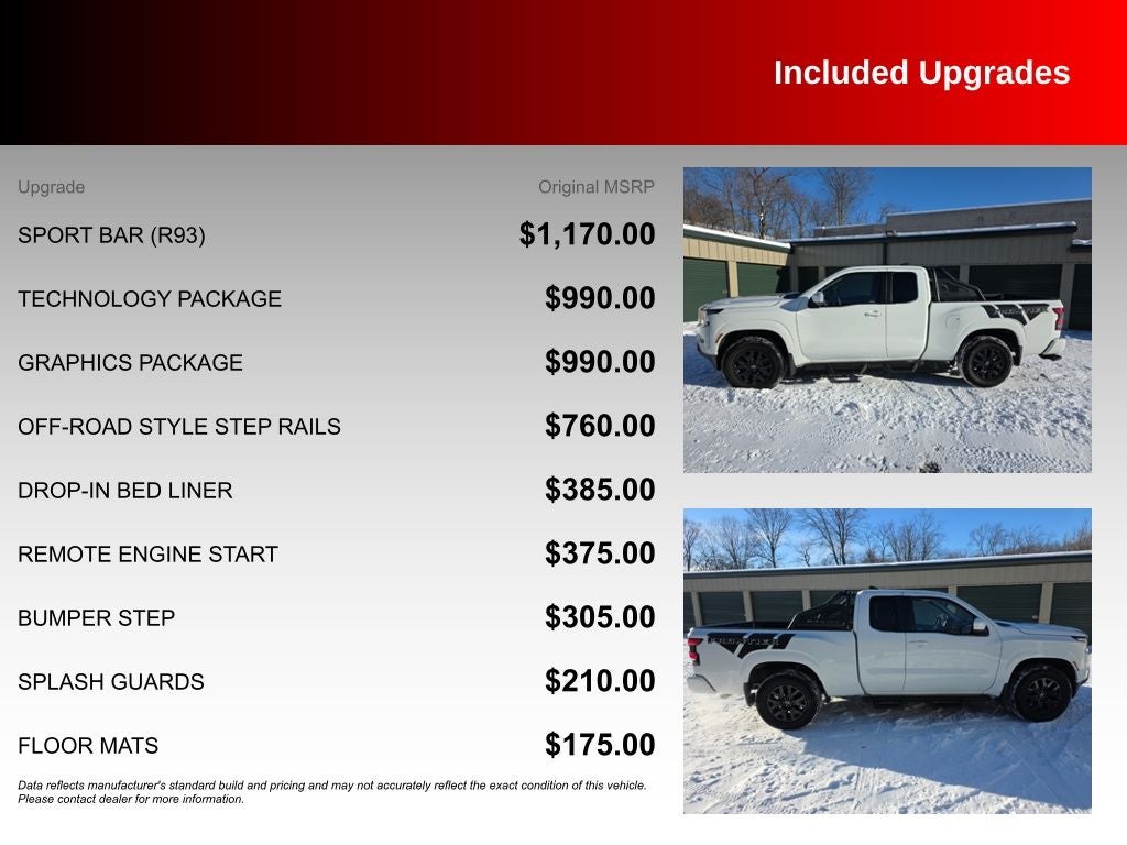 2022 Nissan Frontier SV