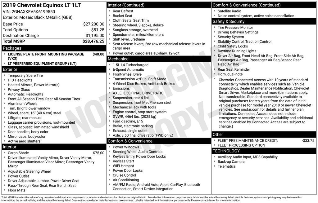 2019 Chevrolet Equinox LT