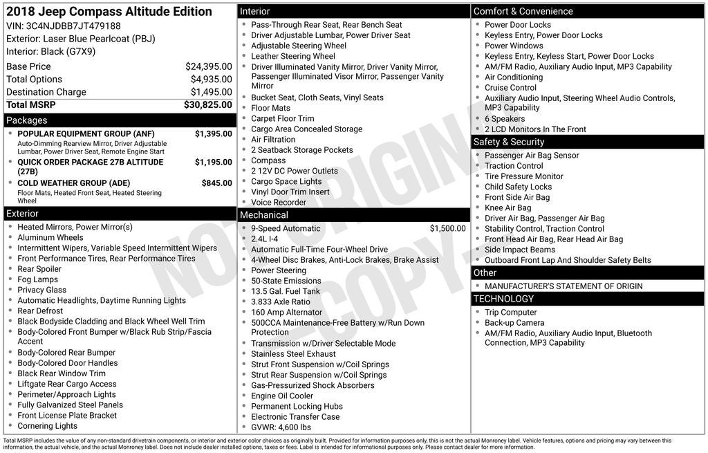 2018 Jeep Compass Altitude