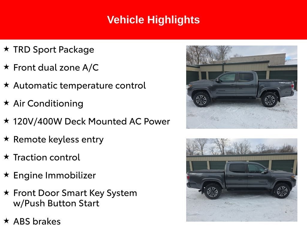 2023 Toyota Tacoma TRD Sport V6