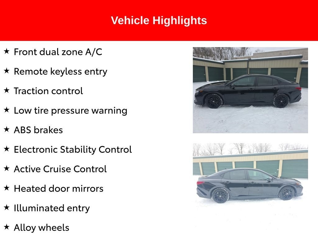2025 Toyota Camry SE