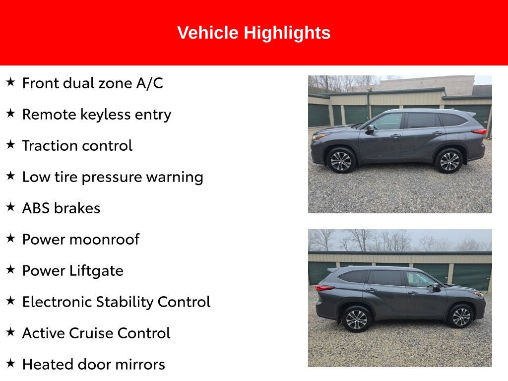 2023 Toyota Highlander XLE