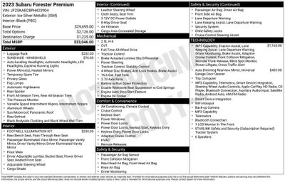 2023 Subaru Forester Premium