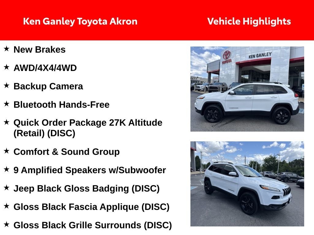 2016 Jeep Cherokee Latitude